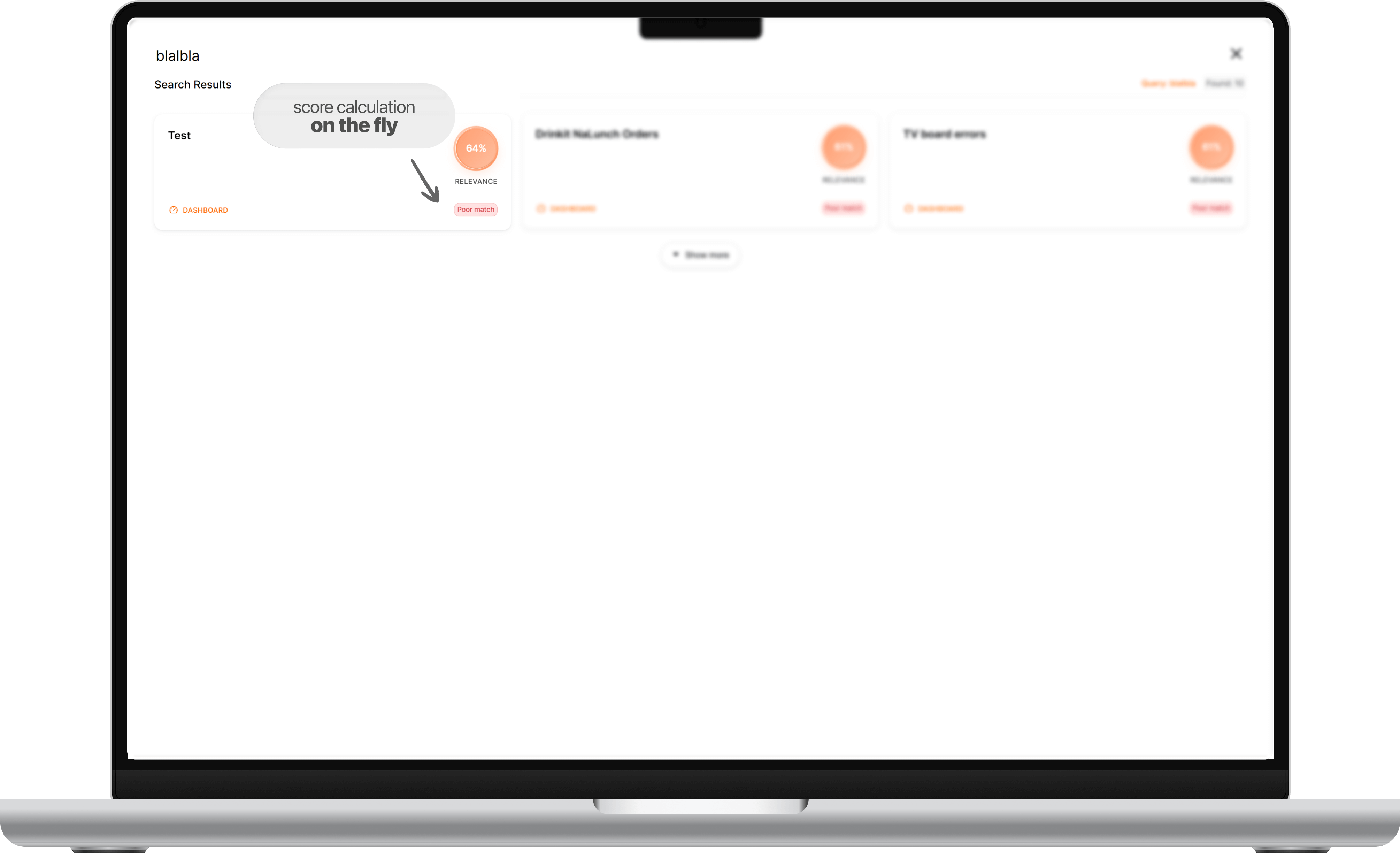 Find dashboards with AI: Scoring on the fly